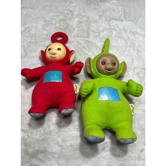 Playskool 1998 Teletubbies Dipsy, Laa Laa plush Lot - Picture 7 of 8